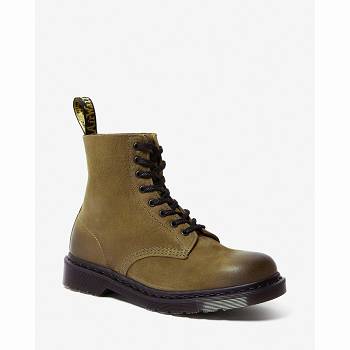 Dr Martens 1460 Pascal Made In England - Olivovo Zelene Cizmy Panske, DR0020